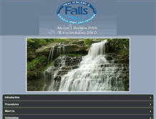 Tablet Screenshot of fallsoralsurgery.com